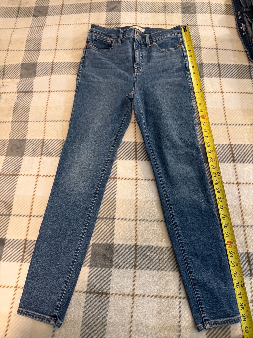 Madewell Skinny Jeans in Blue Denim Wash